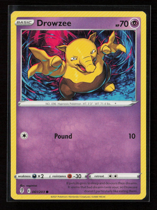 Drowzee Common SWSH07: Evolving Skies 061/203 LP