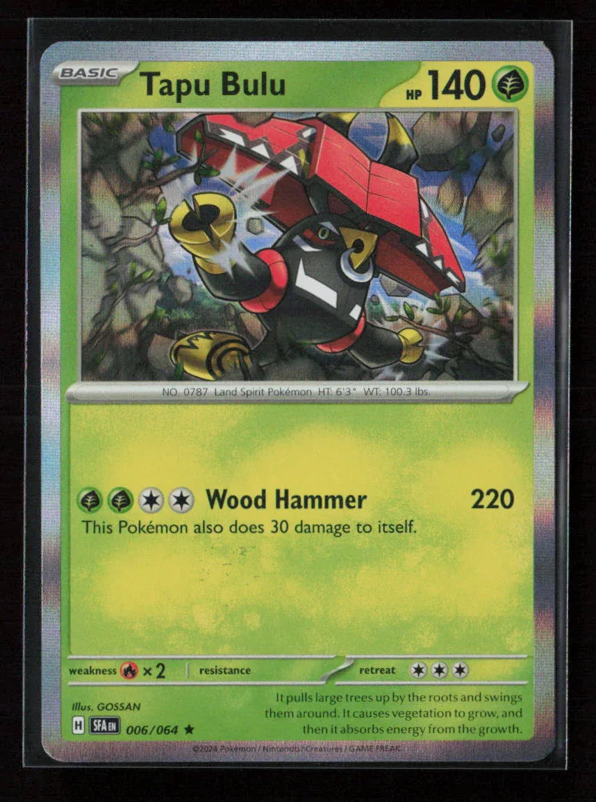 Tapu Bulu - Rare SV: Shrouded Fable 006/064 NM - Kang's Collectibles