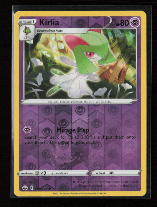 Kirlia Uncommon SWSH06: Chilling Reign 060/198 NM