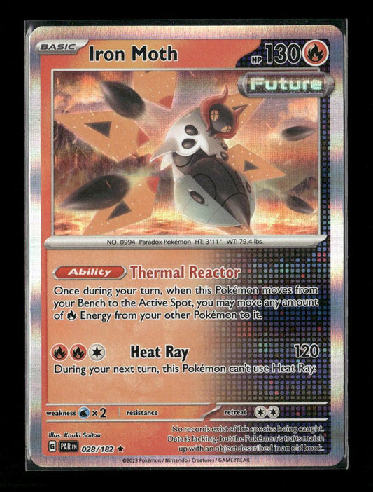 Iron Moth - Rare SV04: Paradox Rift 028/182 LP - Kang's Collectibles