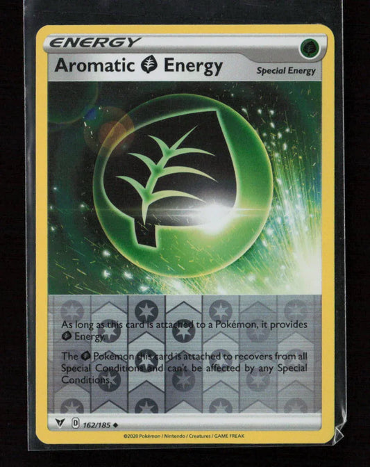 Aromatic Grass Energy Uncommon SWSH04: Vivid Voltage 162/185 LP - Kang's Collectibles