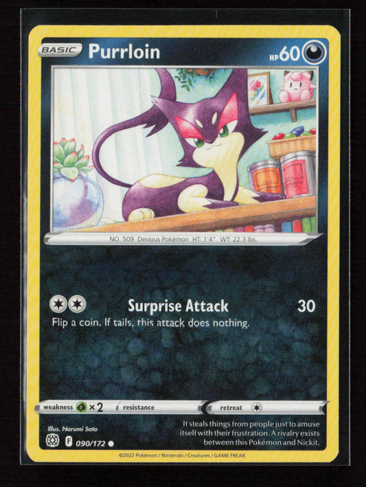 Purrloin Common SWSH09: Brilliant Stars 090/172 LP