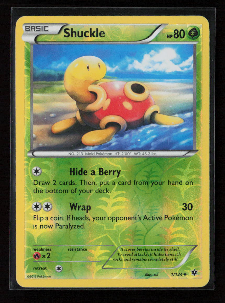 Shuckle Uncommon XY - Fates Collide 1/124 LP