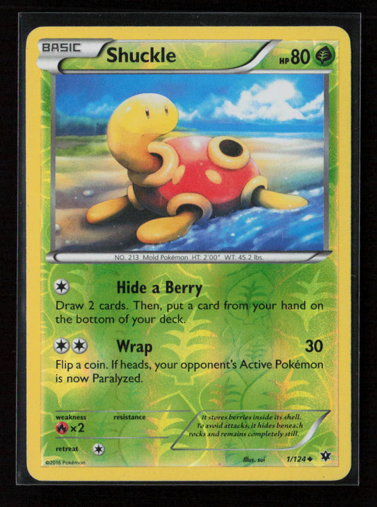 Shuckle Uncommon XY - Fates Collide 1/124 LP