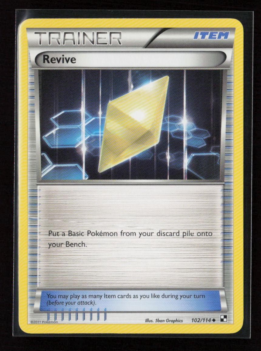 Revive Uncommon Black and White 102/114 NM