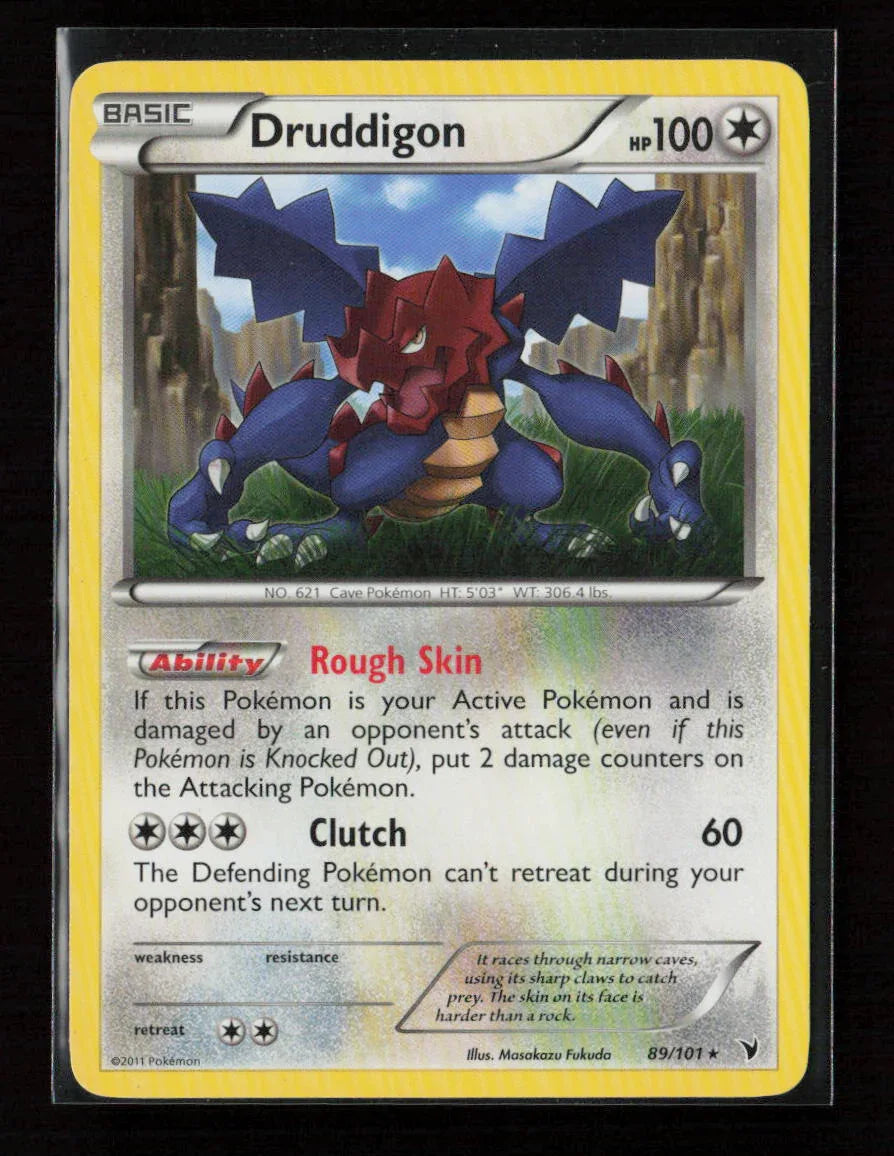 Druddigon Rare Noble Victories 89/101 LP - Kang's Collectibles