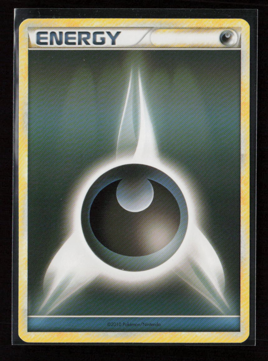 Darkness Energy (2010 Unnumbered HGSS Style Non-Holo) Promo League & Championship Cards LP