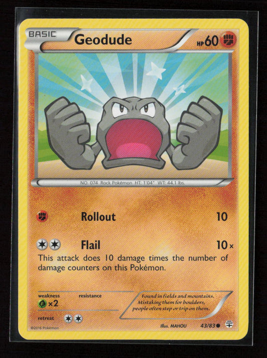 Geodude Common Generations 43/83 LP