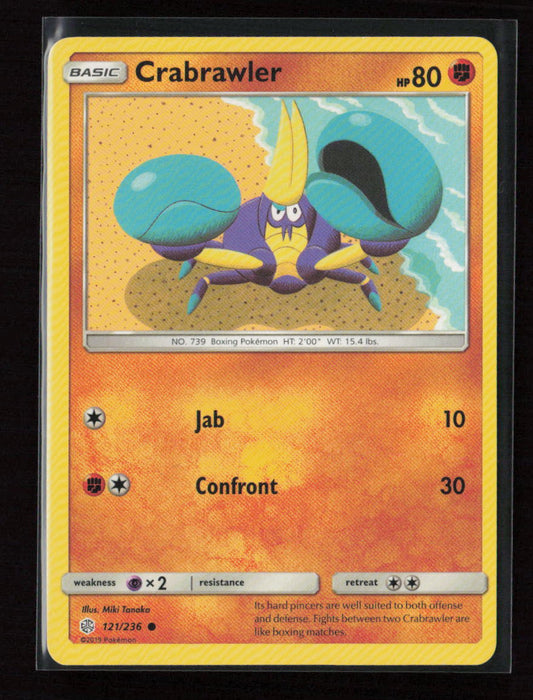 Crabrawler Common SM - Cosmic Eclipse 121/236 LP
