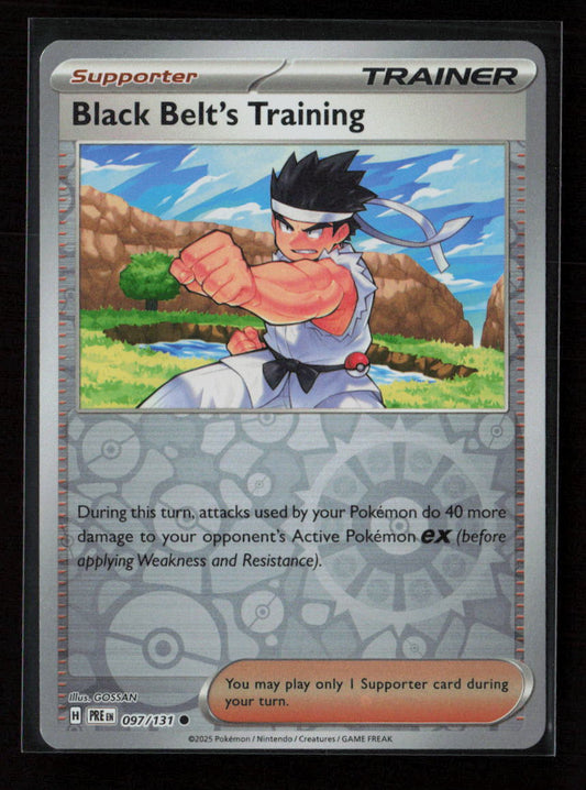 Black Belt's Training - Common SV: Prismatic Evolutions 097/131 NM