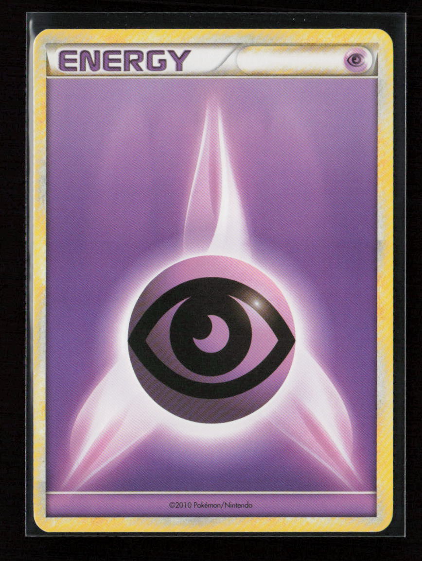 Psychic Energy (2010 Unnumbered HGSS Style Non-Holo) Promo League & Championship Cards NM