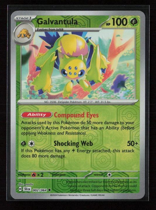 Galvantula Uncommon SV: Shrouded Fable 002/064 NM - Kang's Collectibles