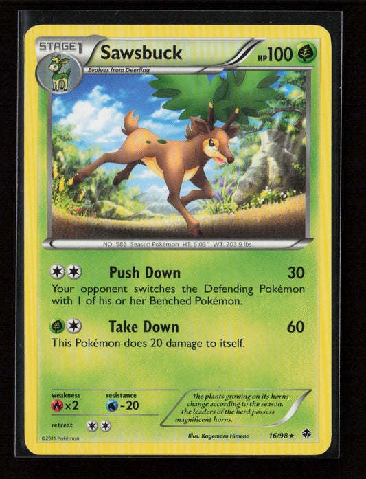 Sawsbuck Rare Emerging Powers 16/98 LP