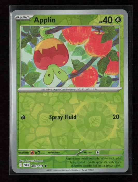 Applin Common SV: Prismatic Evolutions 009/131 NM - Kang's Collectibles