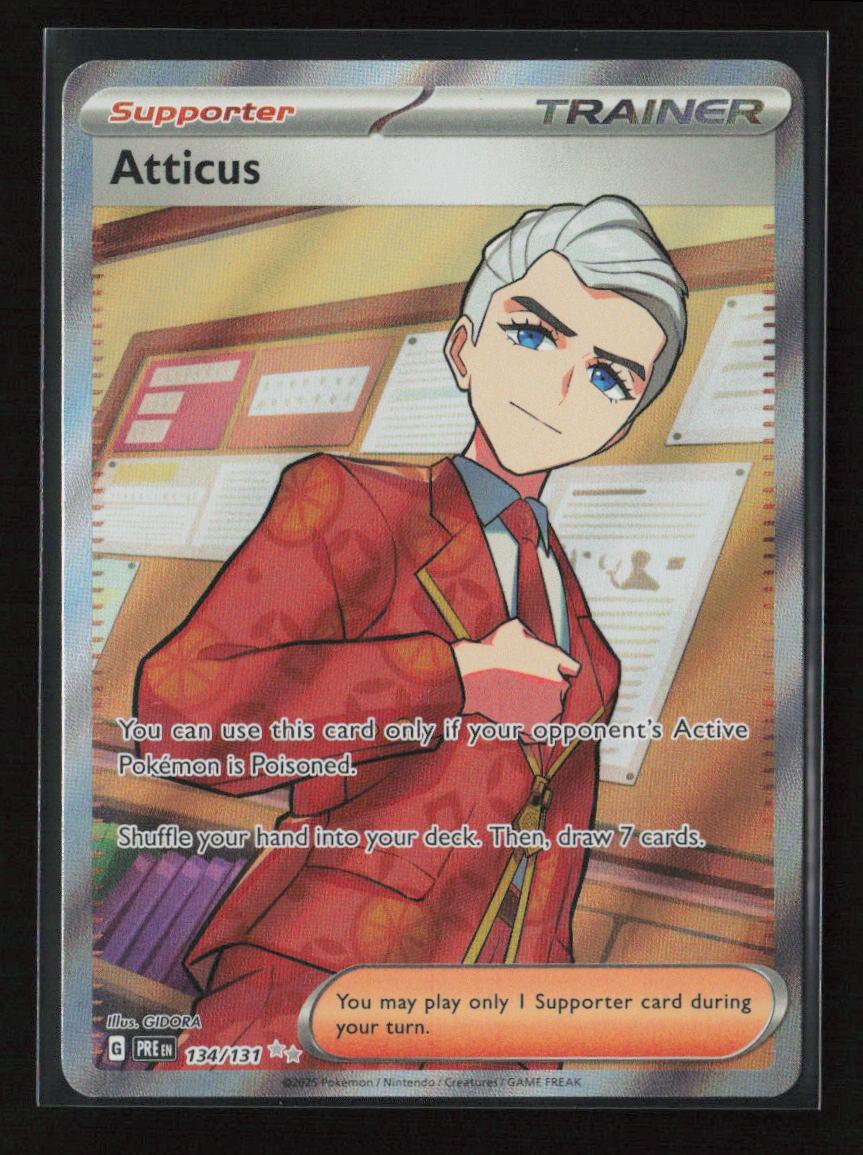 Atticus - Ultra Rare SV: Prismatic Evolutions 134/131 NM - Kang's Collectibles