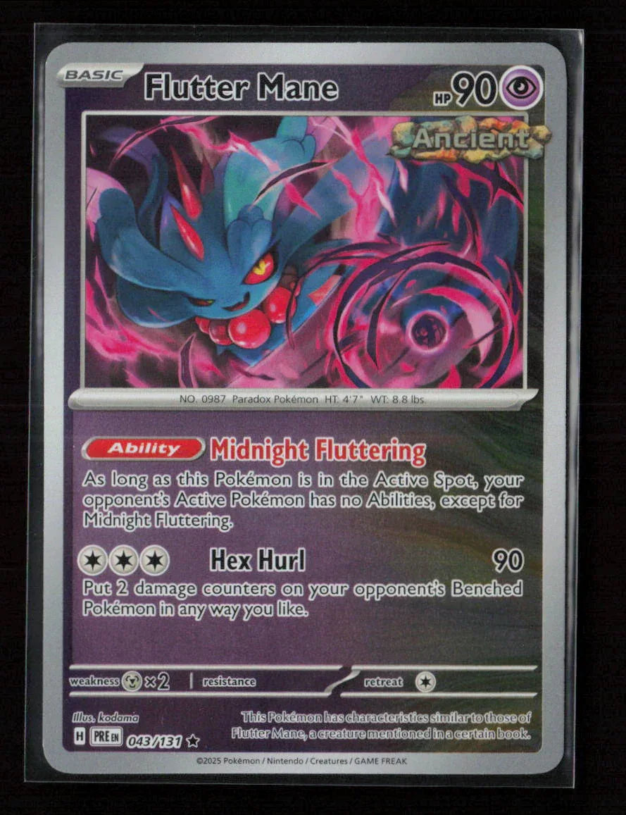Flutter Mane Rare SV: Prismatic Evolutions 043/131 NM - Kang's Collectibles