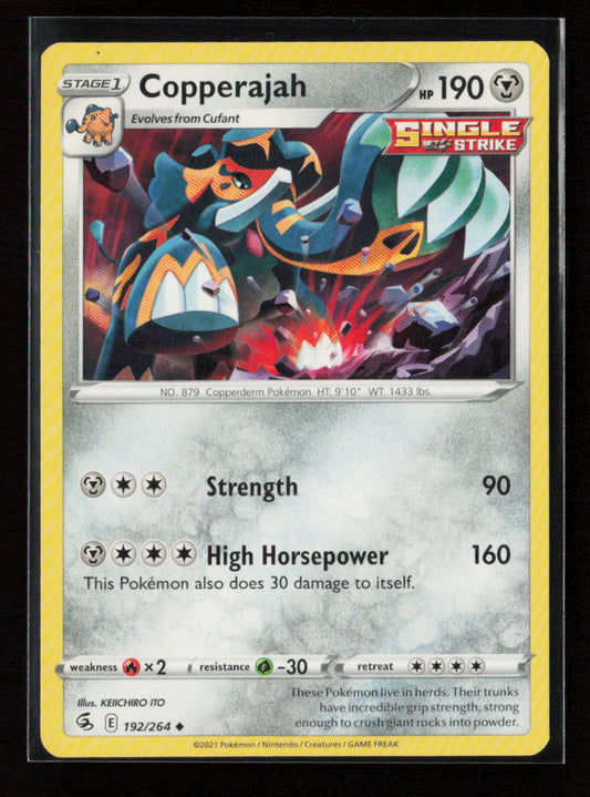Copperajah Uncommon SWSH08: Fusion Strike 192/264 LP