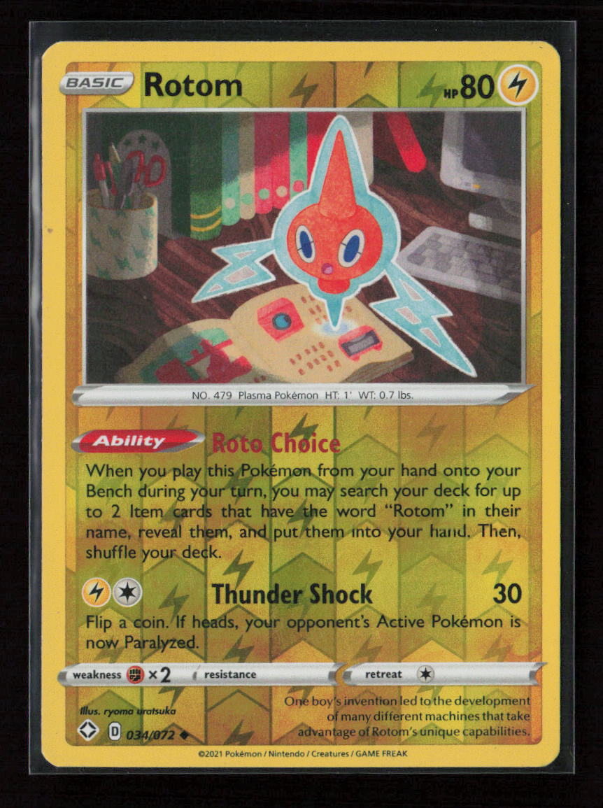 Rotom Uncommon Shining Fates 034/072 LP