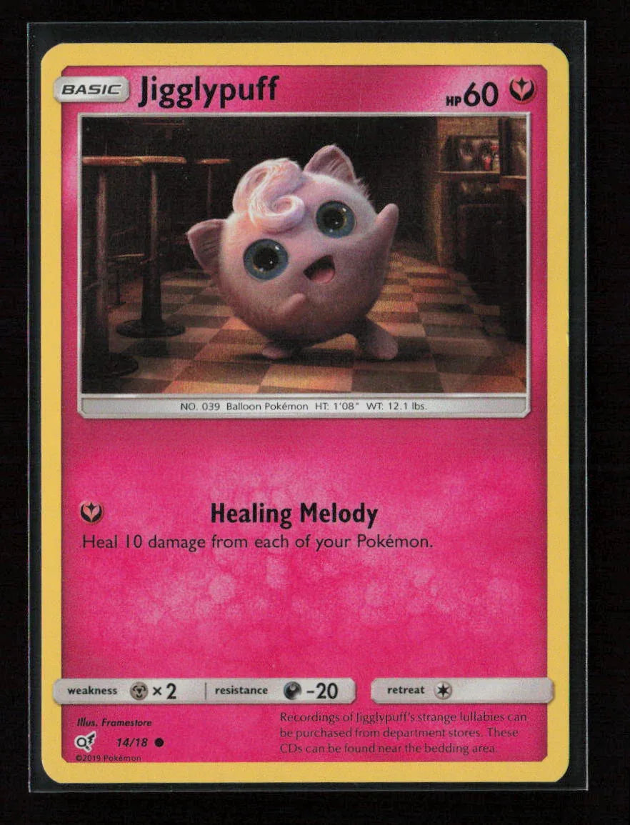 Jigglypuff (Holo Common) Common Detective Pikachu 14/18 NM - Kang's Collectibles