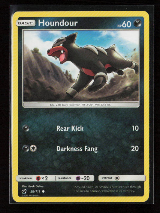 Houndour Common SM - Crimson Invasion 58/111 LP
