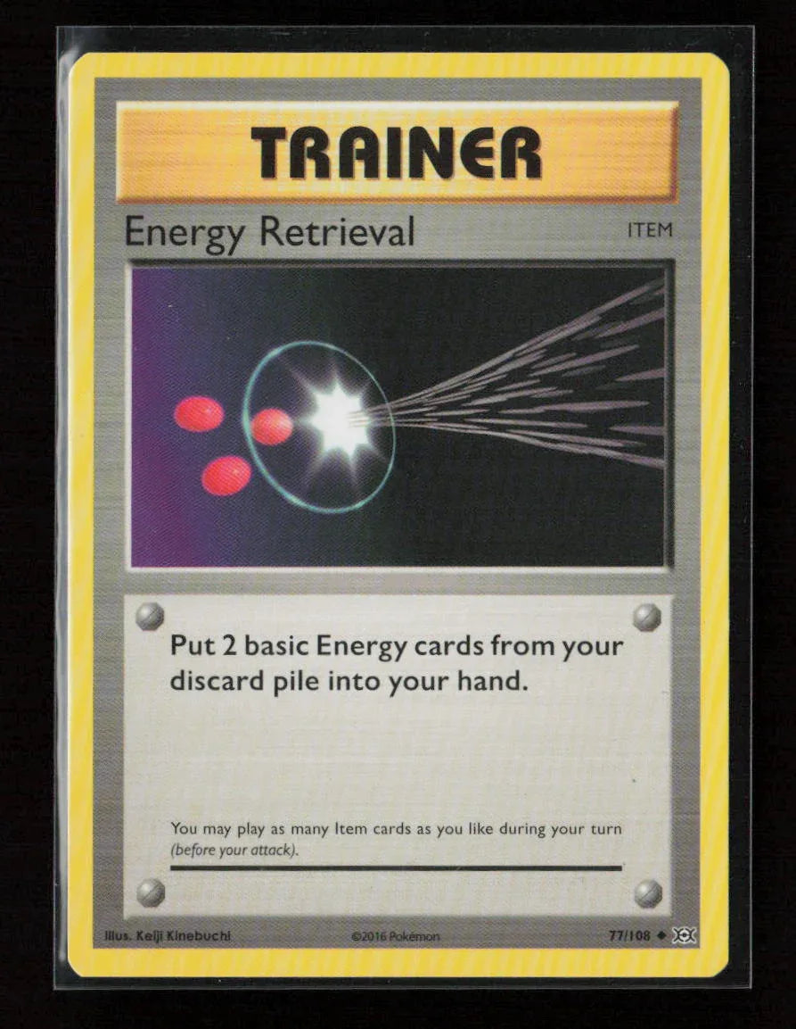 Energy Retrieval Uncommon XY - Evolutions 77/108 LP - Kang's Collectibles