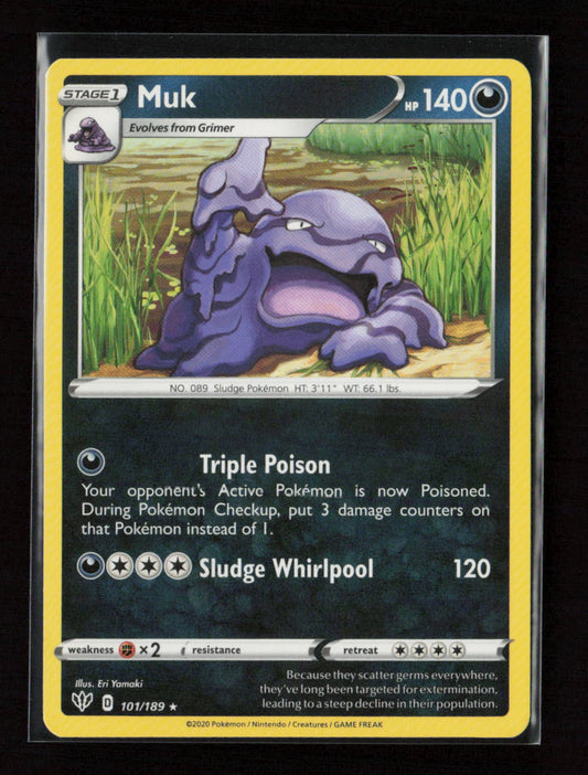 Muk Rare SWSH03: Darkness Ablaze 101/189 LP