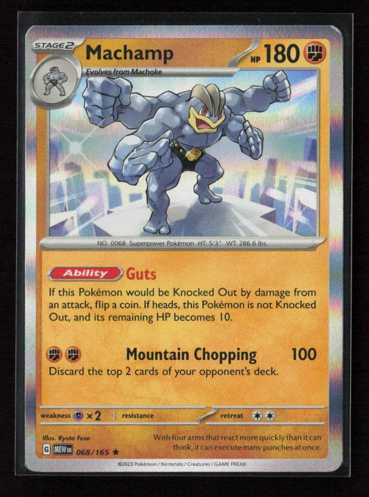 Machamp Rare SV: Scarlet & Violet 151 068/165 NM - Kang's Collectibles