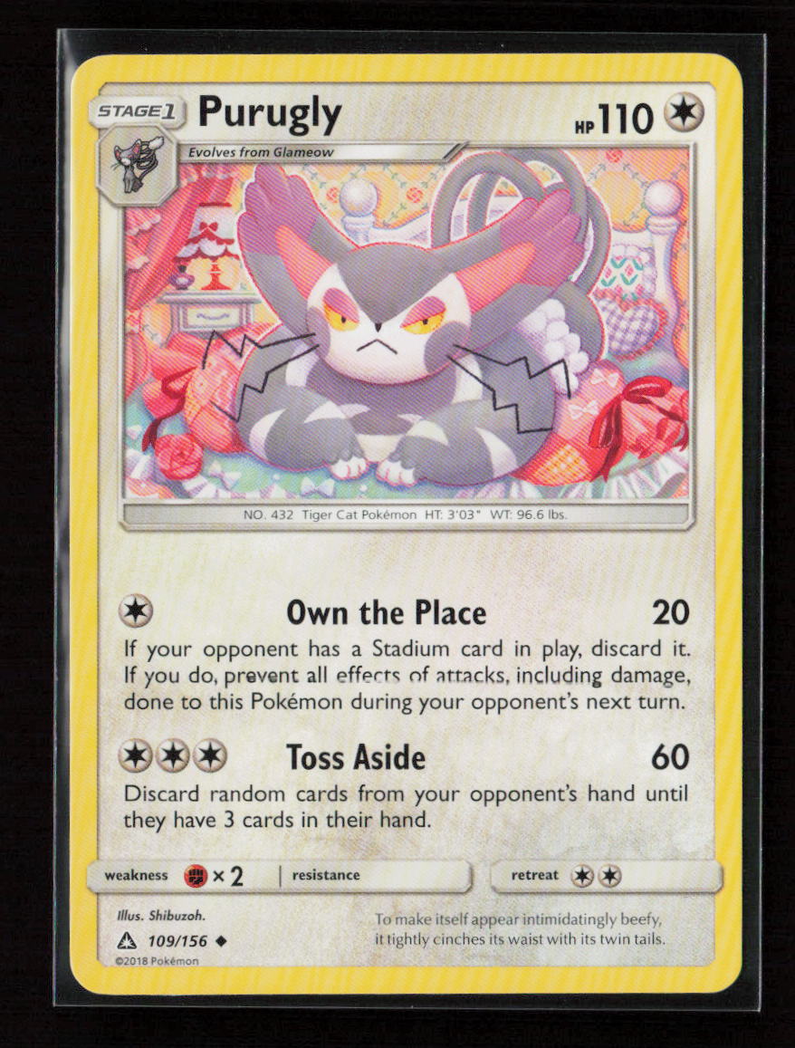 Purugly Uncommon SM - Ultra Prism 109/156 NM