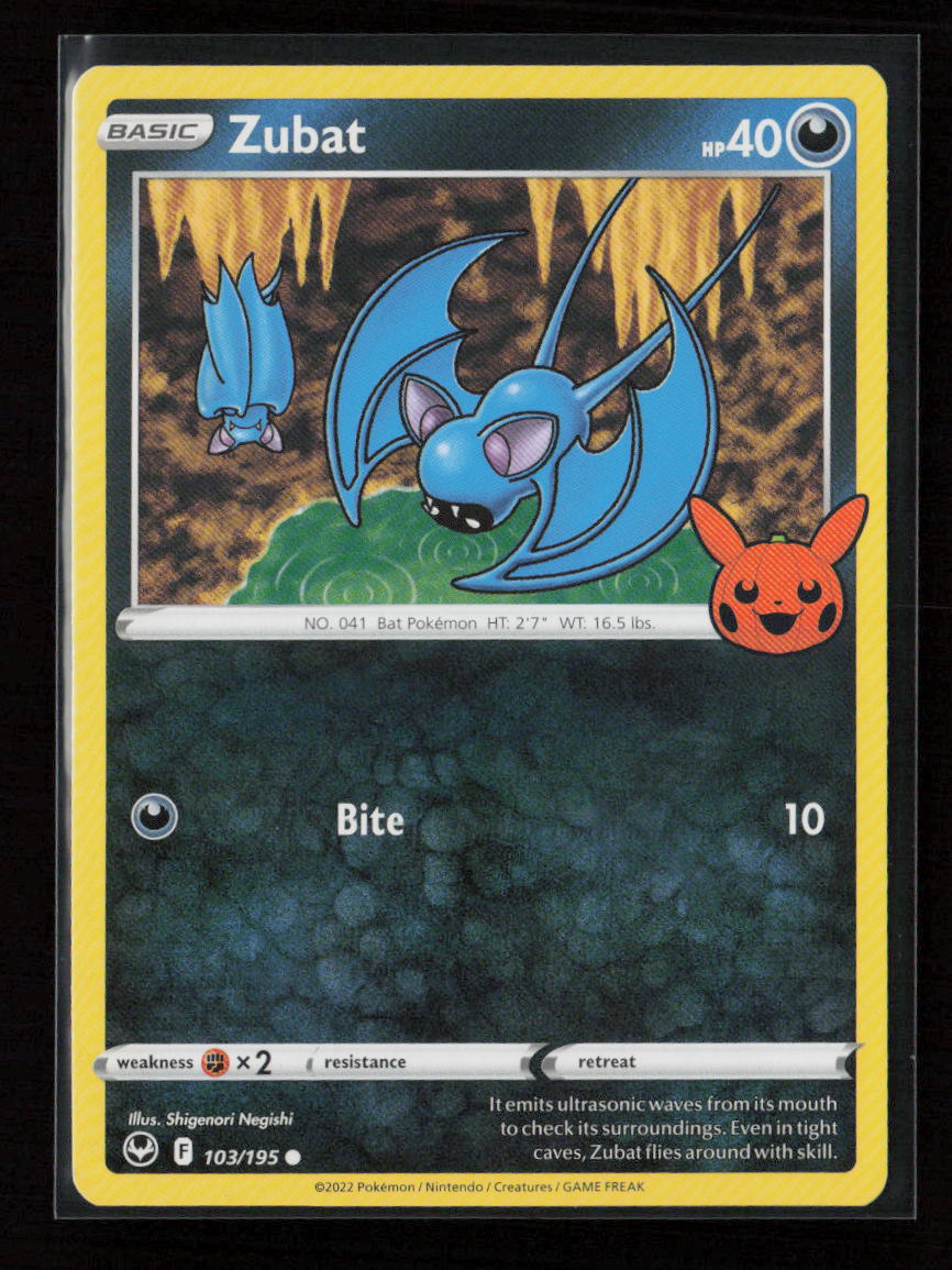 Zubat Common Trick or Trade BOOster Bundle 2023 103/195 LP