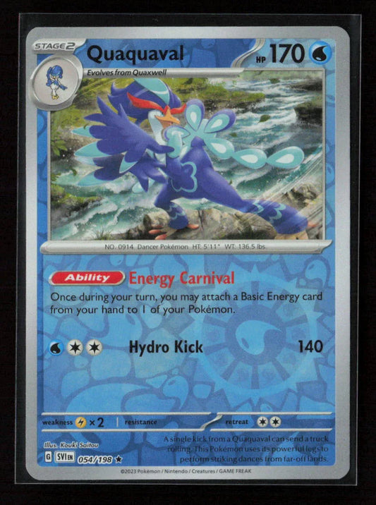 Quaquaval Rare SV01: Scarlet & Violet Base Set 054/198 NM - Kang's Collectibles