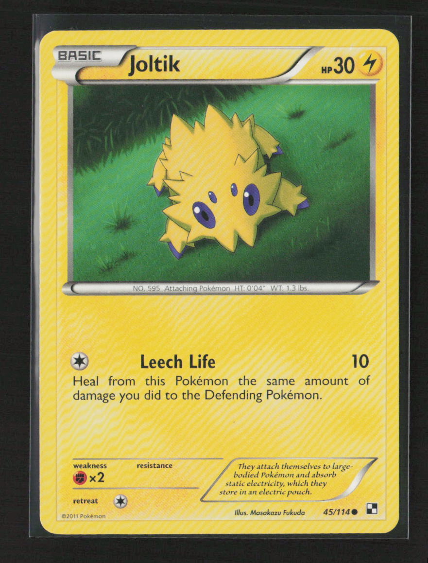Joltik (45) Common Black and White 45/114 LP