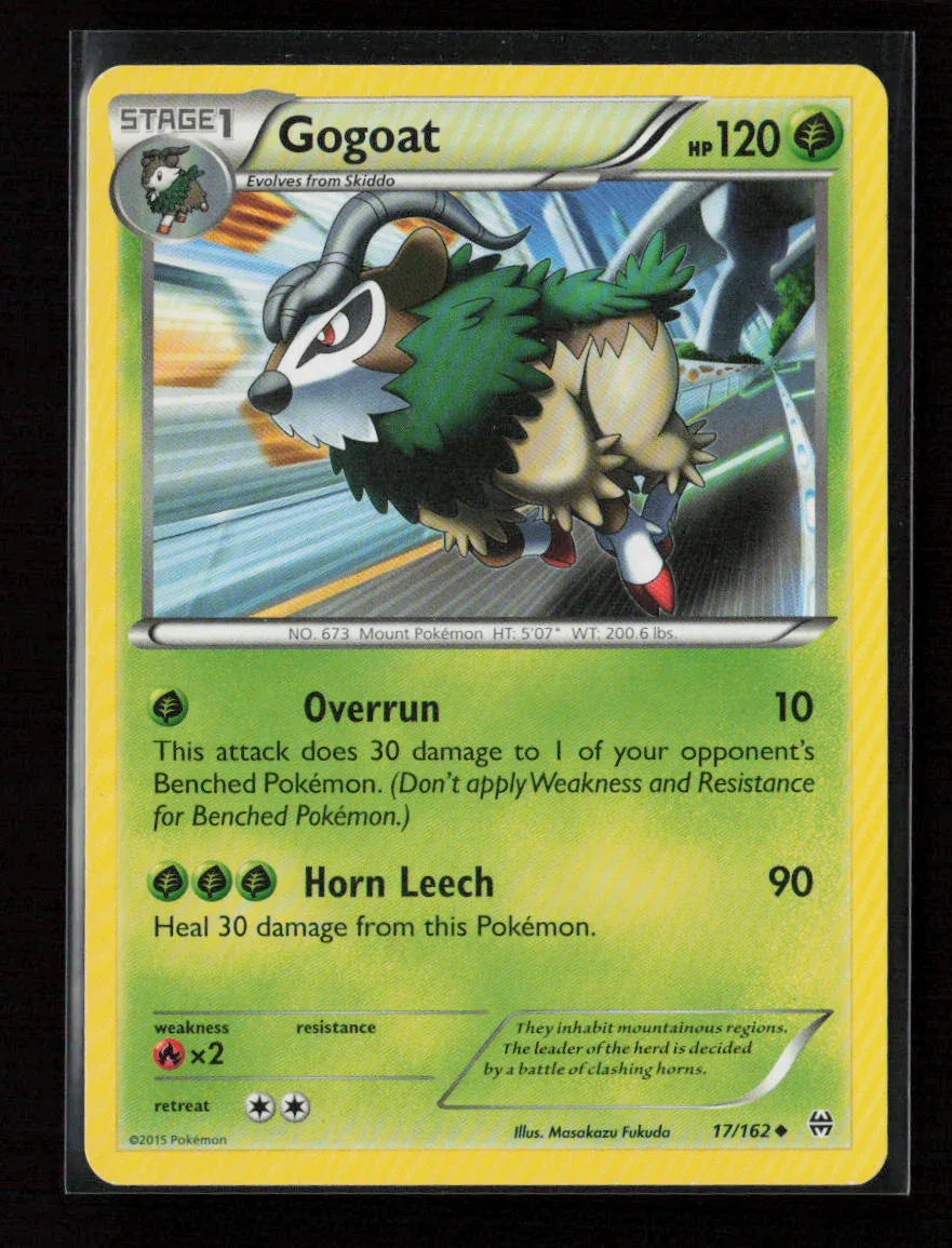 Gogoat Uncommon XY - BREAKthrough 17/162 LP - Kang's Collectibles
