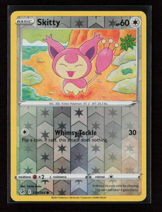 Skitty Common SWSH08: Fusion Strike 210/264 LP - Kang's Collectibles
