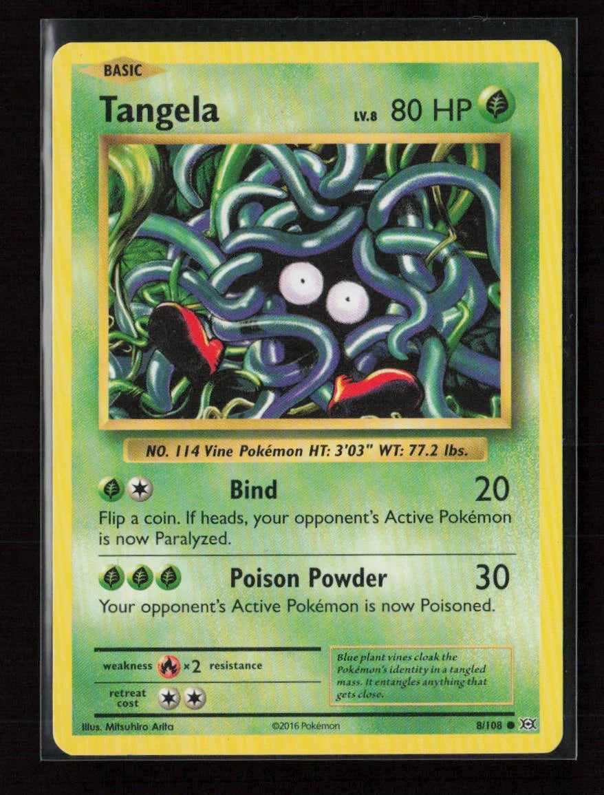 Tangela Common XY - Evolutions 8/108 LP - Kang's Collectibles