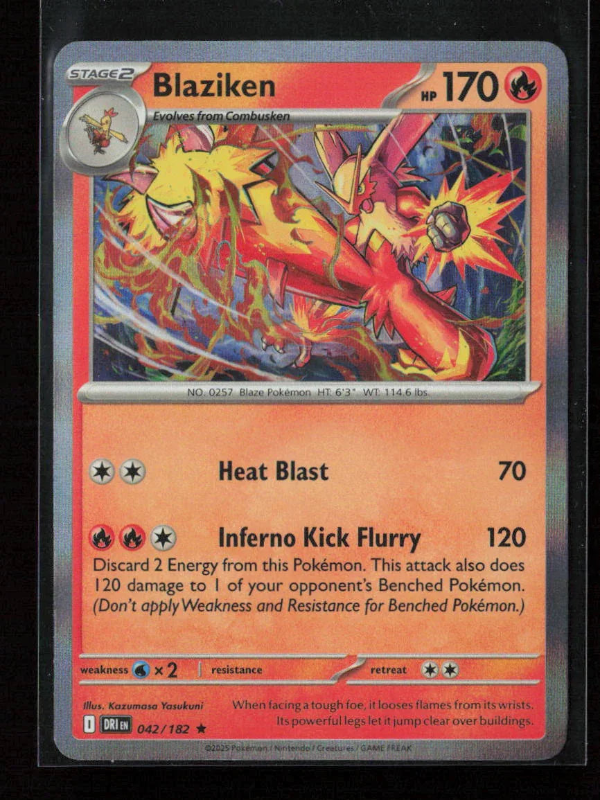 Blaziken - Rare SV10: Destined Rivals 042/182 NM - Kang's Collectibles