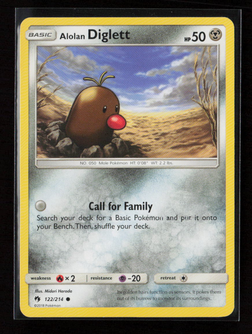 Alolan Diglett Common SM - Lost Thunder 122/214 LP