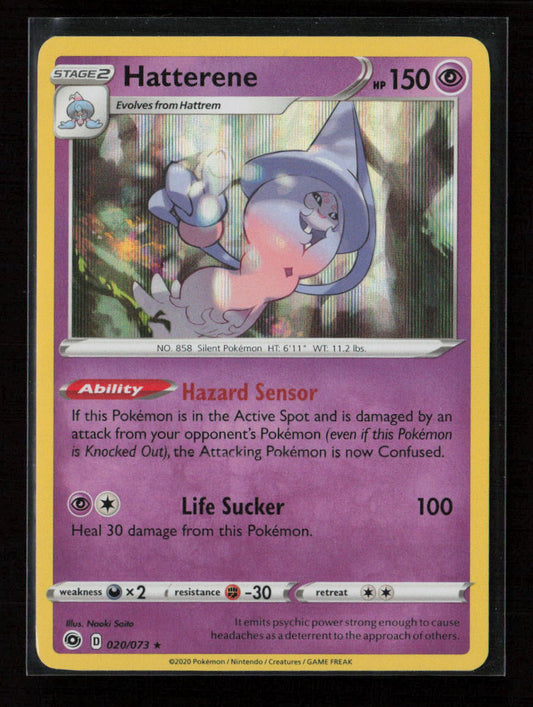 Hatterene Holo Rare Champion's Path 20/73 NM