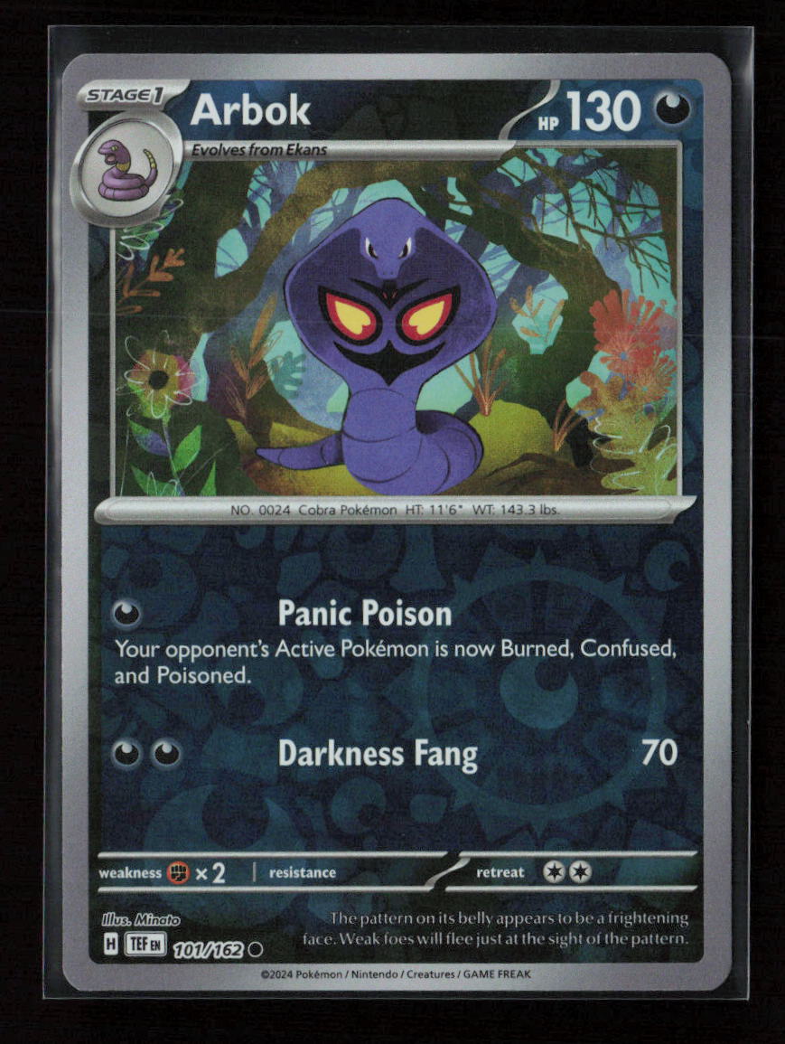 Arbok - Common SV05: Temporal Forces 101/162 NM