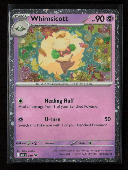Whimsicott (Cosmos Holo) Promo ME: Mega Evolution Promo 019 NM