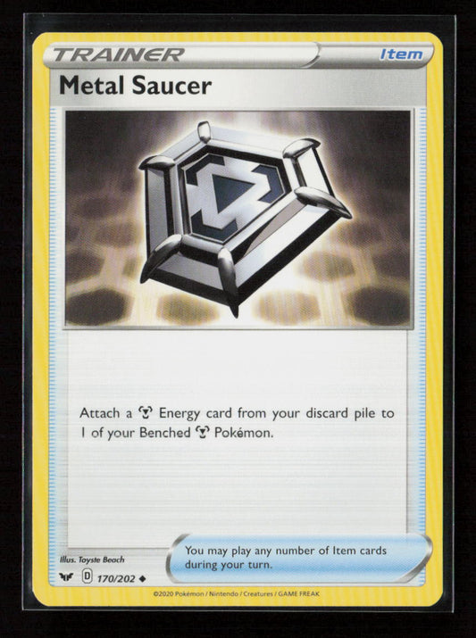Metal Saucer Uncommon SWSH01: Sword & Shield Base Set 170/202 LP