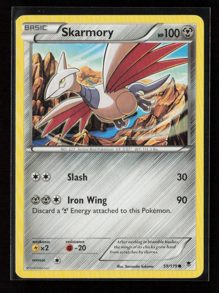 Skarmory Common XY - Phantom Forces 59/119 NM - Kang's Collectibles