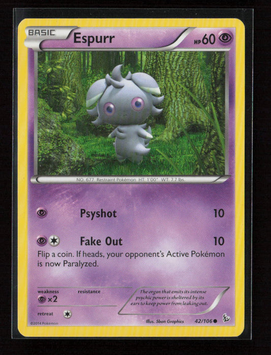 Espurr Common XY - Flashfire 42/106 MP