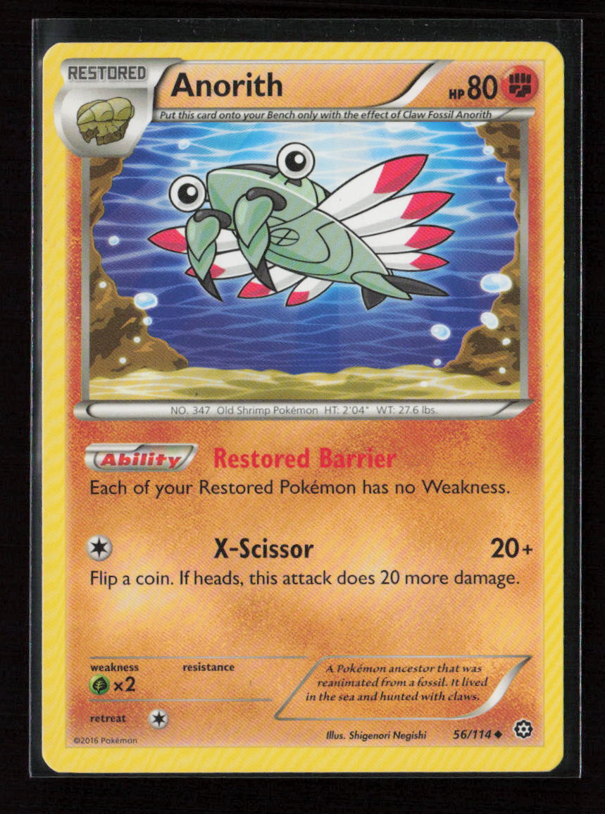 Anorith Uncommon XY - Steam Siege 56/114 LP