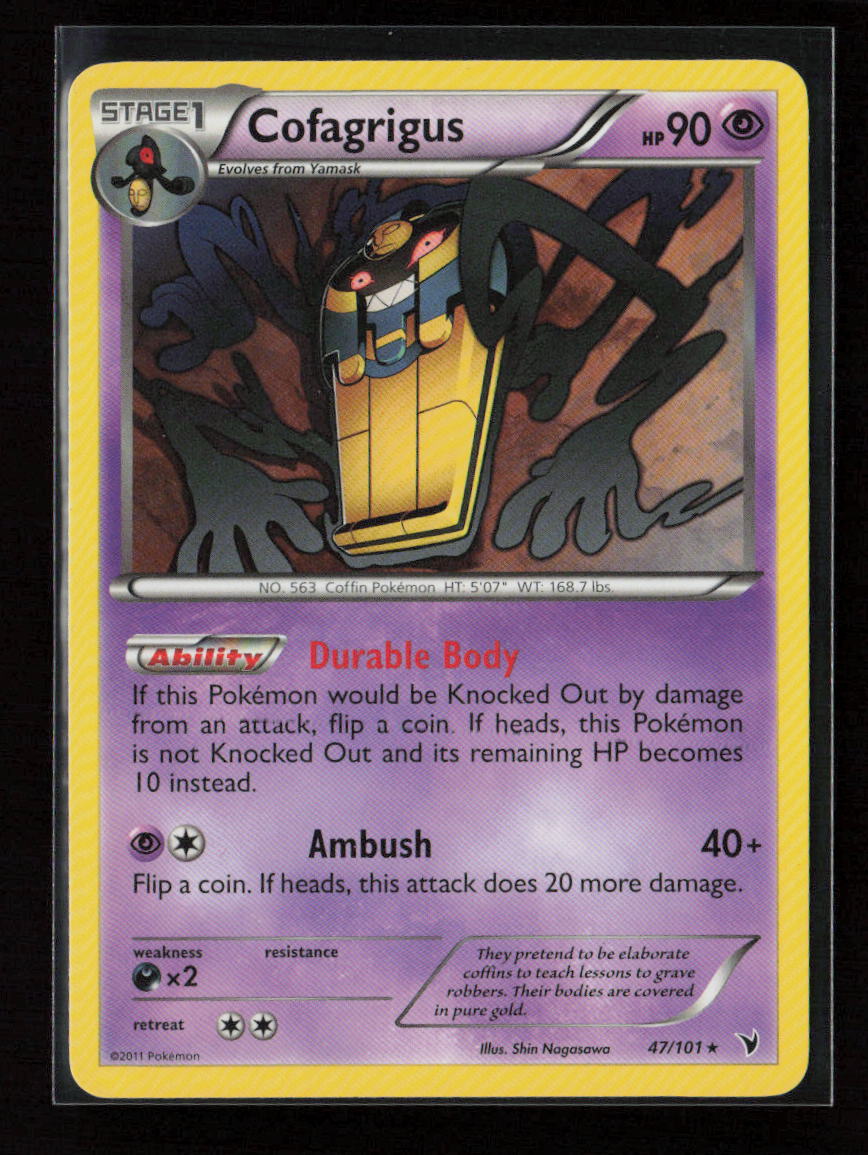 Cofagrigus (47) Rare Noble Victories 47/101 LP