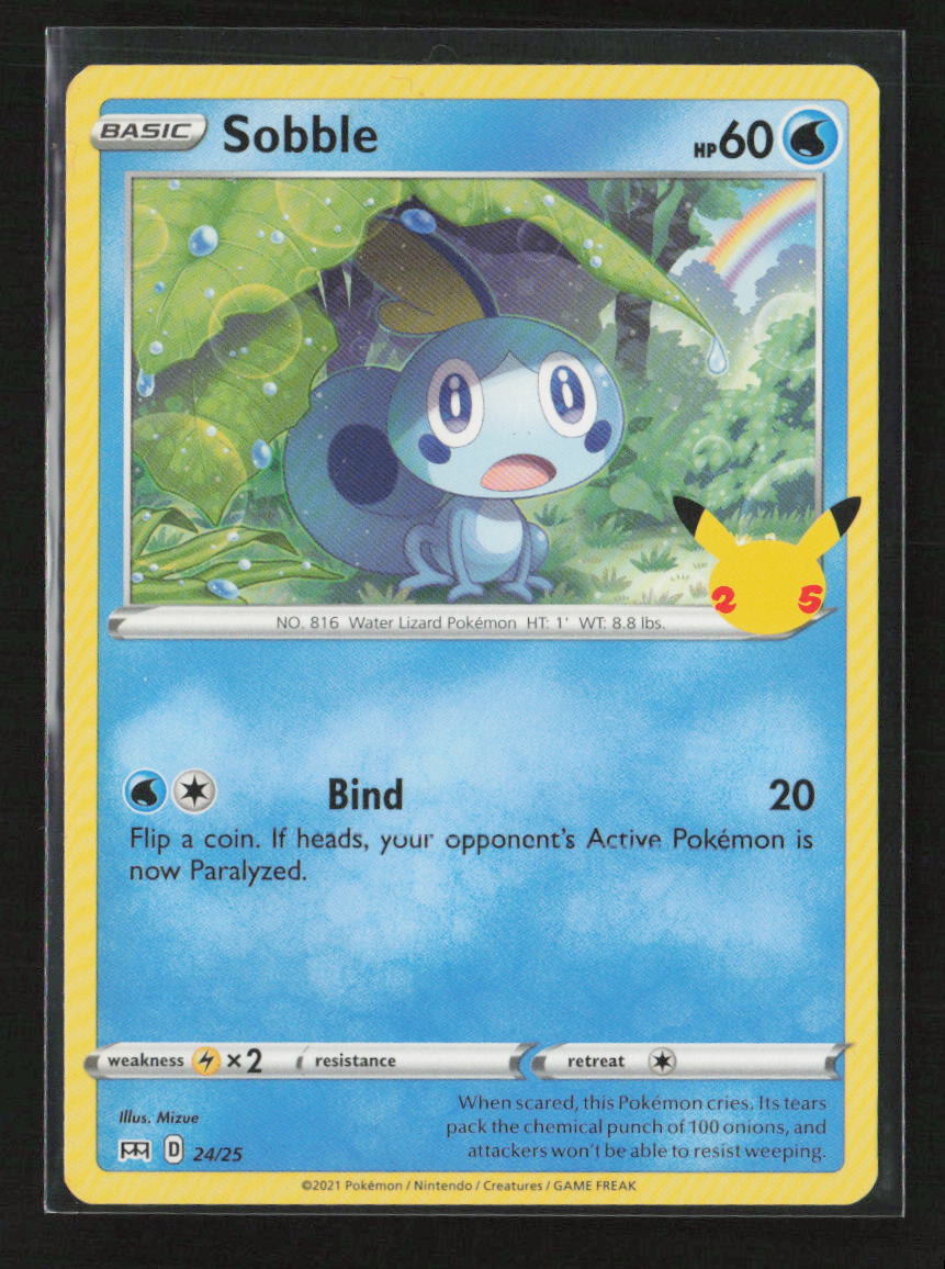 Sobble - 24/25 Promo McDonald's 25th Anniversary Promos 024/025 LP