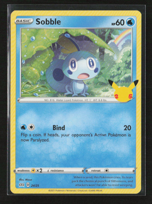 Sobble - 24/25 Promo McDonald's 25th Anniversary Promos 024/025 LP