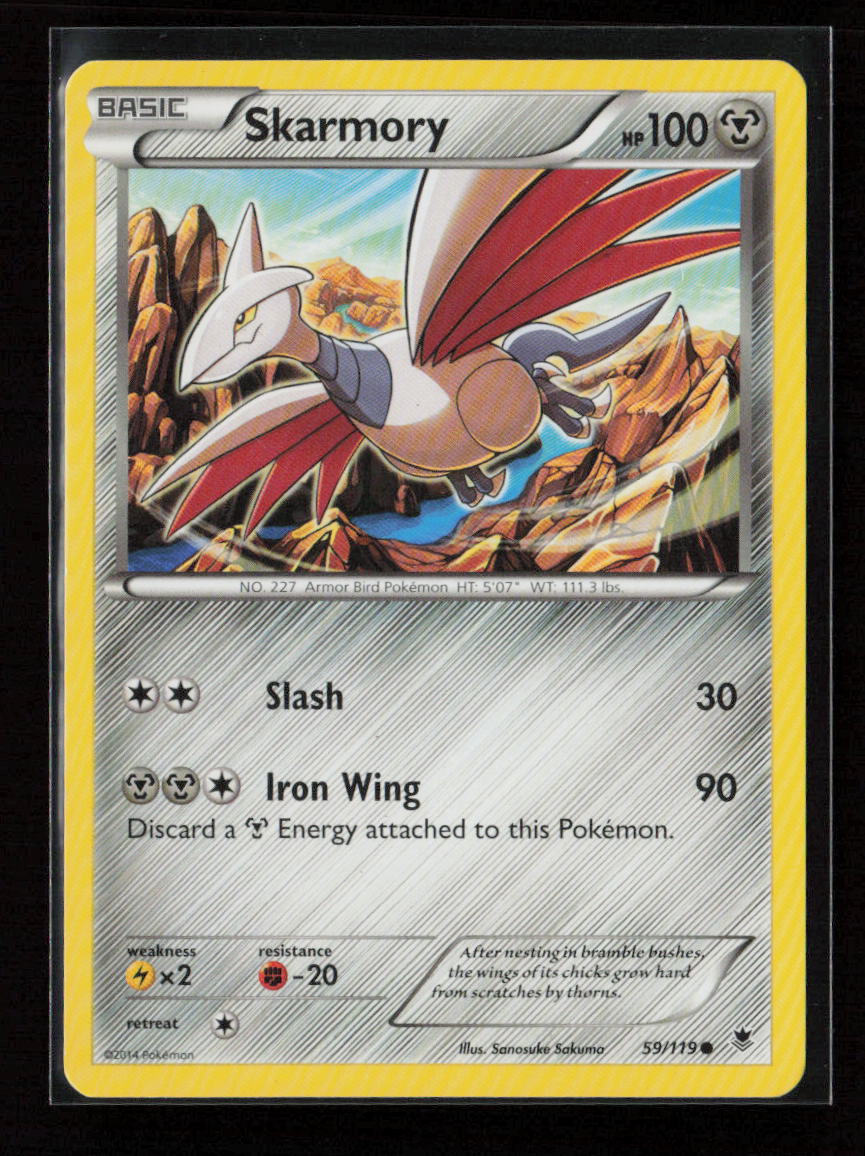 Skarmory Common XY - Phantom Forces 59/119 MP
