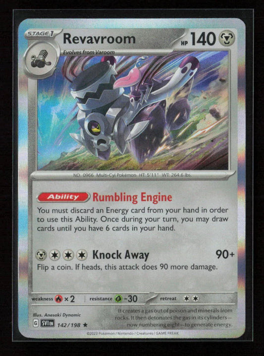 Revavroom Rare SV01: Scarlet & Violet Base Set 142/198 NM - Kang's Collectibles