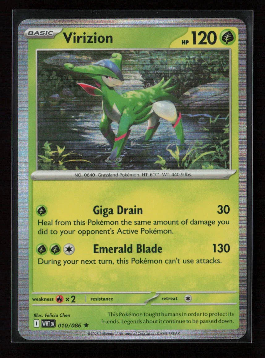Virizion Rare SV: White Flare 010/086 NM - Kang's Collectibles