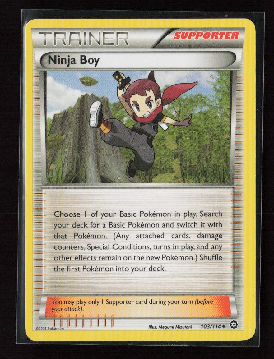 Ninja Boy Uncommon XY - Steam Siege 103/114 LP - Kang's Collectibles
